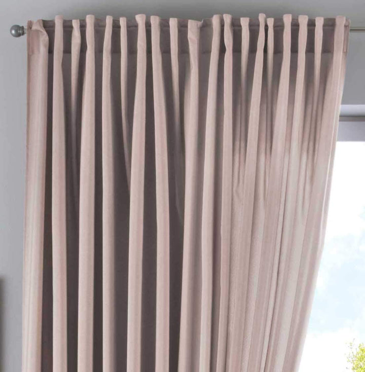 Vorhang Verdeckte Schlaufen Cationic »JENA« HxB 250x300 cm Taupe Blickdicht Leinen Optik Gardine Mel