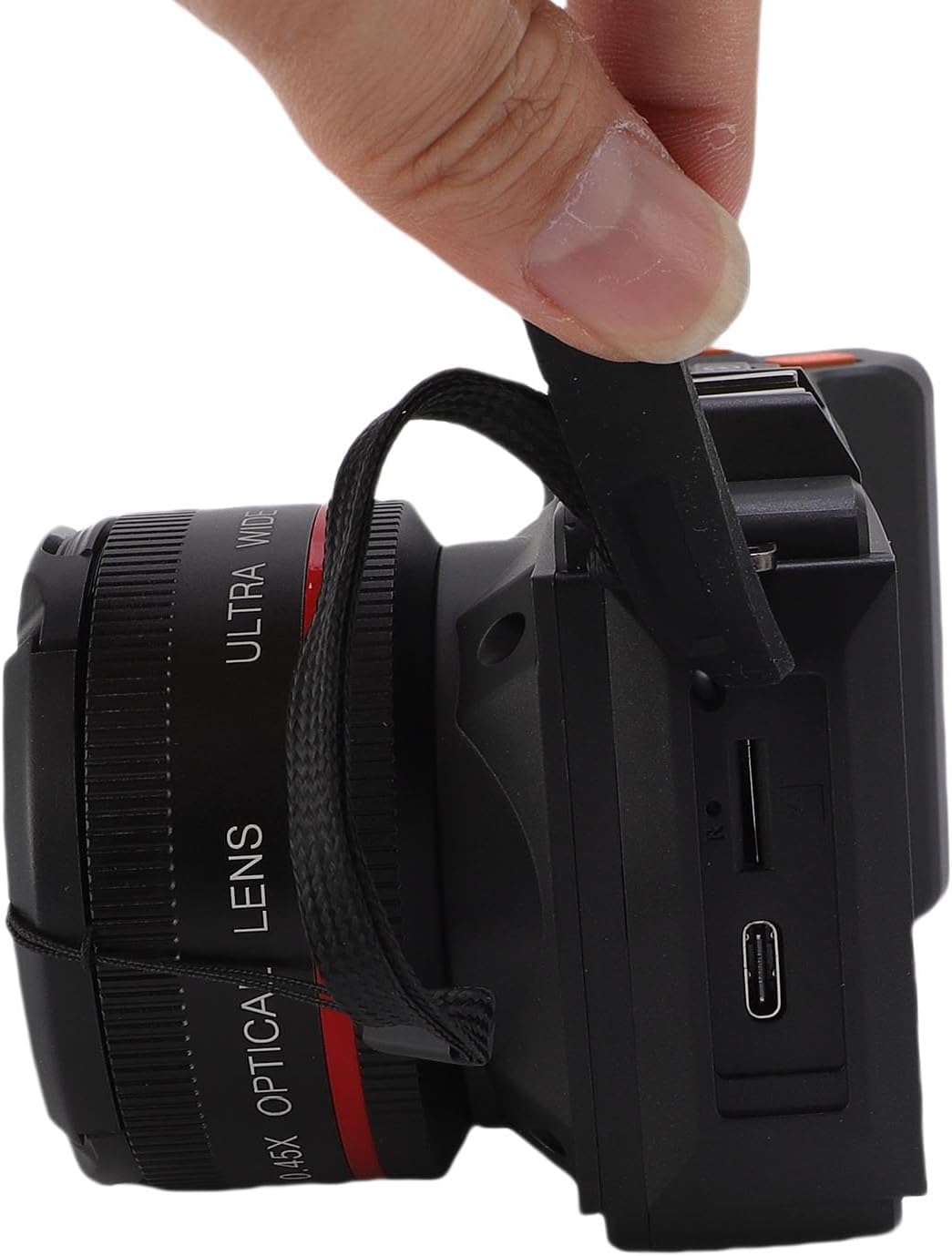 DSLR -Kamera, 70MP 4K 50x Zoom Auto Focus Weitwinkel F1.8 Digitalkamera mit Doppelbildschirm für das