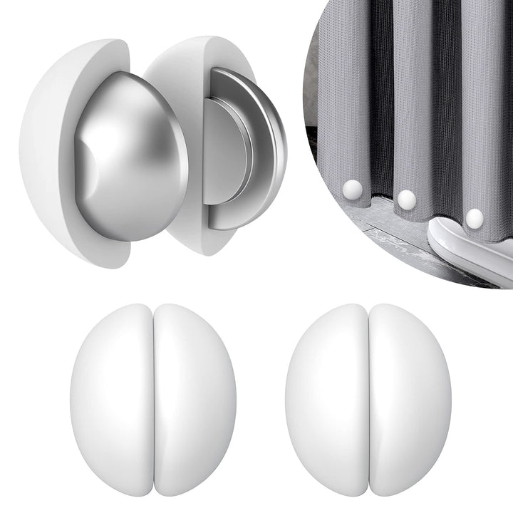 VANZAVANZU Duschvorhang Gewichte, Niemals Rost Duschvorhang Magnete, Silikonbeschichtete Magnete Tis