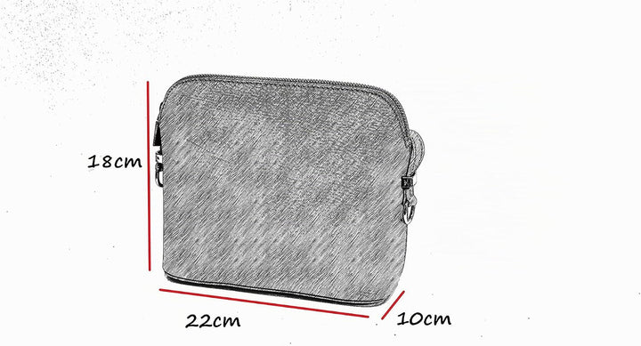 AMBRA Moda Italienische Ledertasche Damen Handtasche Umhängetasche Schultertasche Leder Tasche klein