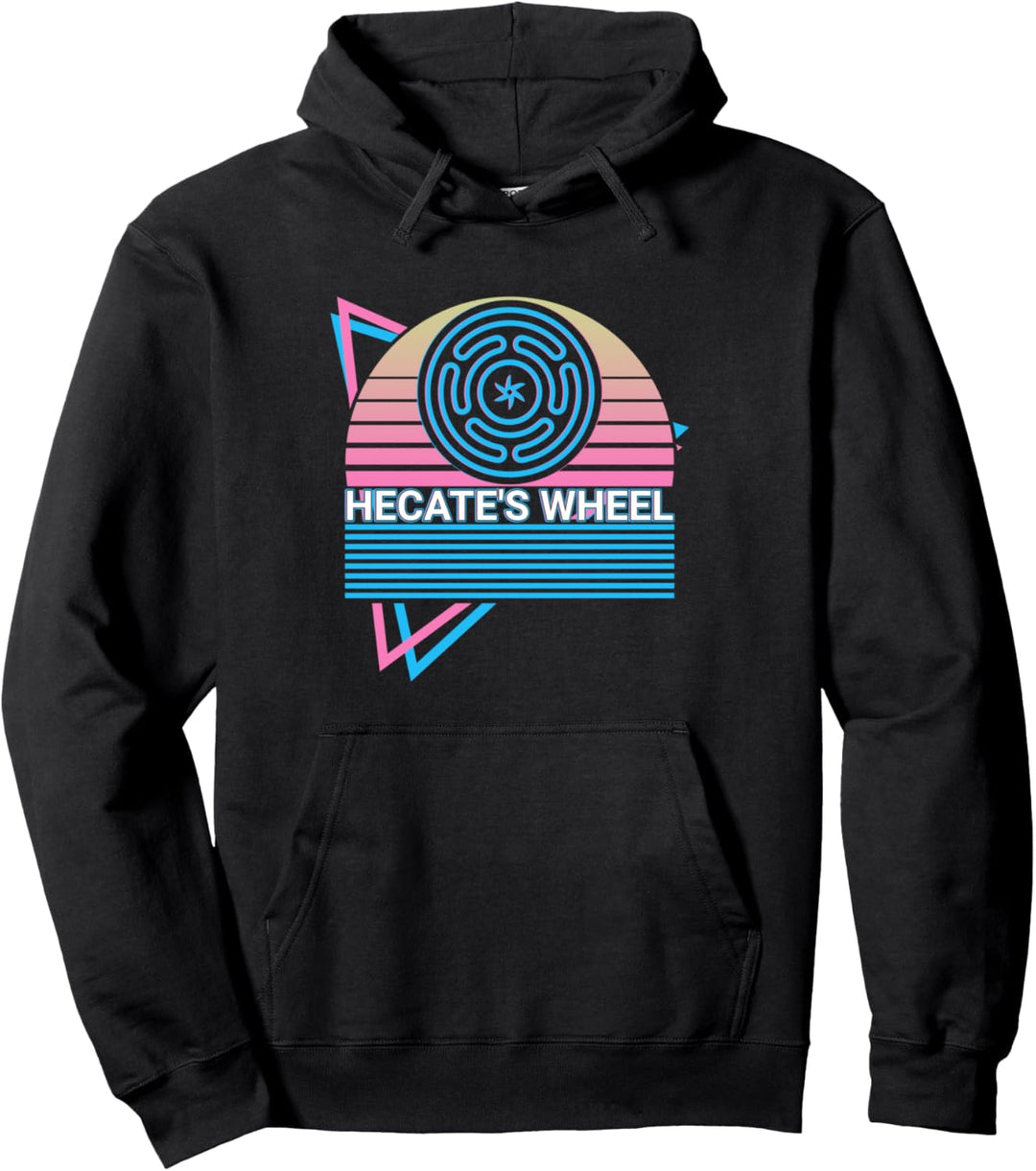 Hecate's Wheel Ouroboros Göttin Stropholos Pullover Hoodie