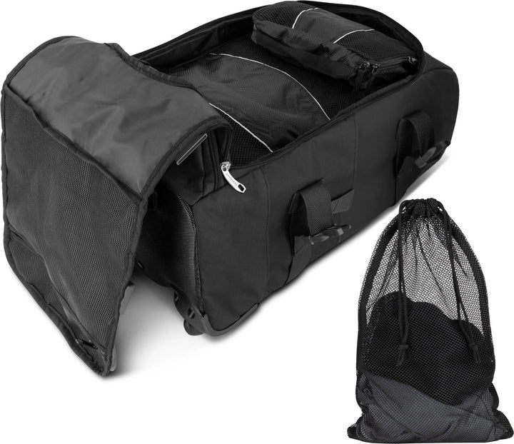 normani Reisetasche mit Rucksackfunktion - Reisetrolley und Rucksack in Einem mit 5 passenden Kleide