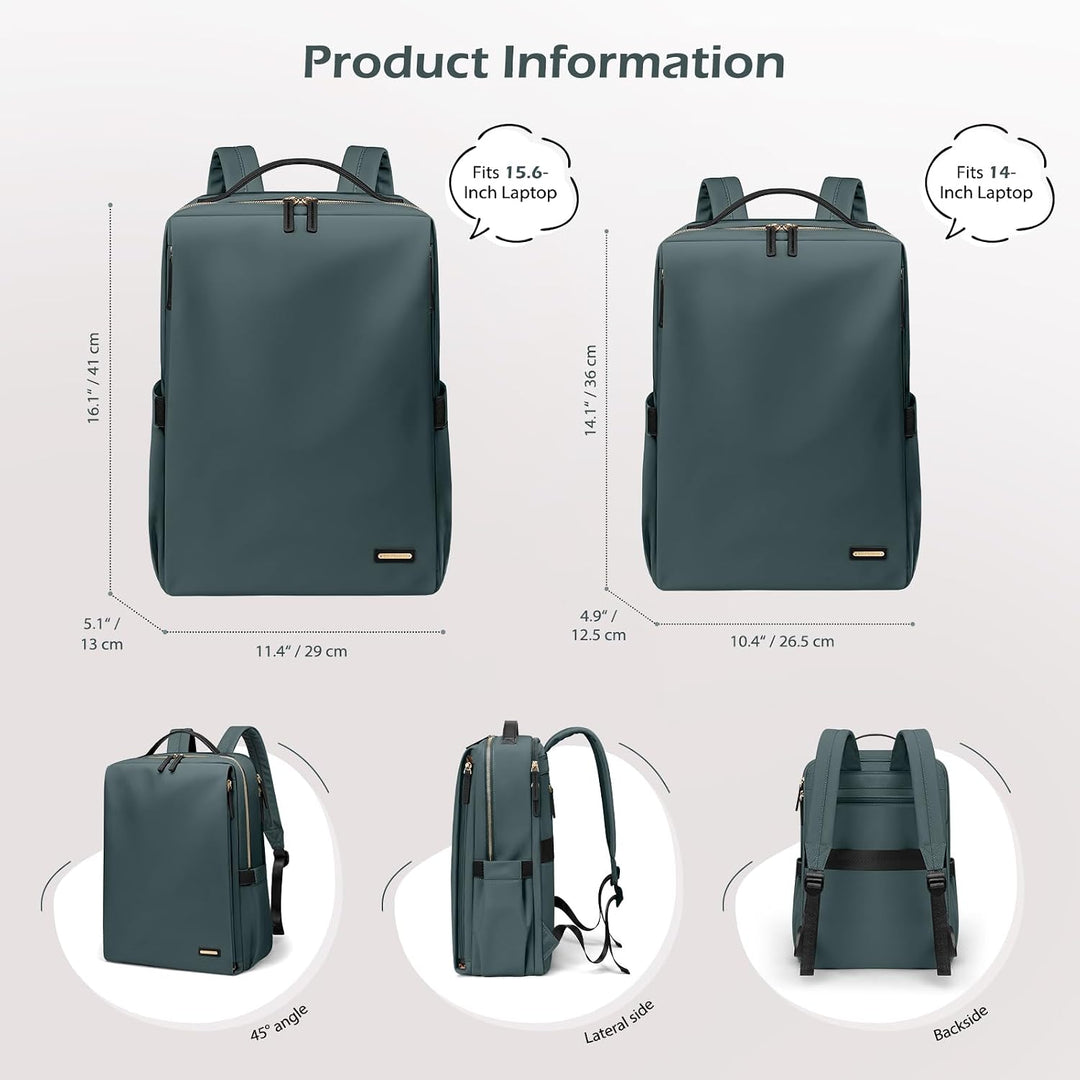 Stilvoller Laptop Rucksack für Damen von Fluggesellschaften zugelassen, Perfekt für die Arbeit das C