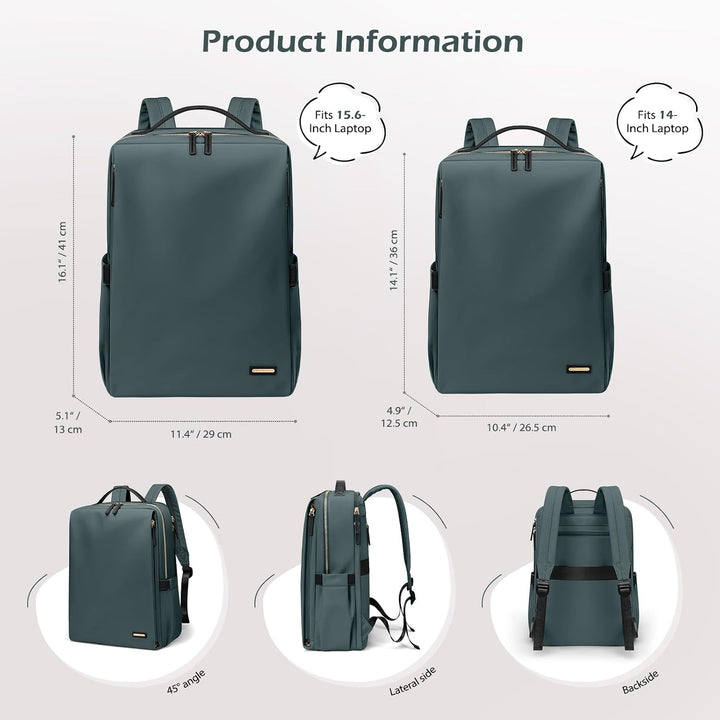Stilvoller Laptop Rucksack für Damen von Fluggesellschaften zugelassen, Perfekt für die Arbeit das C