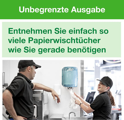 Tork 101240 Starke MehrzweckPapierwischtücher für das M2 Innenabrollung Spendersystem / 2-lagiges st