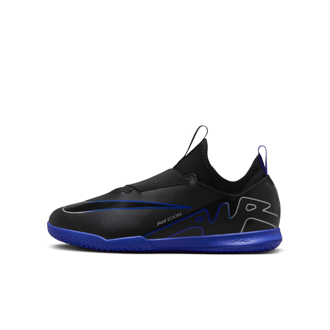 Nike Unisex Kinder Jr Zoom Vapor 15 Academy Ic Fussballschuh 27.5 EU Black Chrome Hyper Royal, 27.5