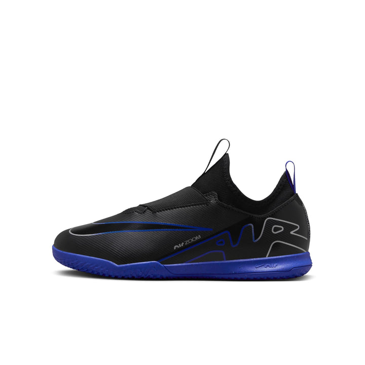 Nike Unisex Kinder Jr Zoom Vapor 15 Academy Ic Fussballschuh 27.5 EU Black Chrome Hyper Royal, 27.5