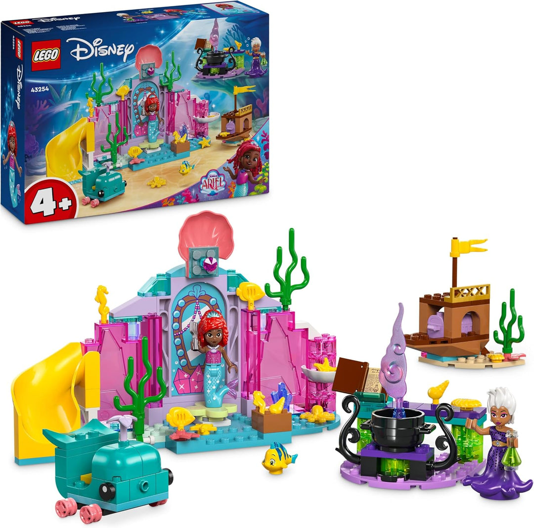 LEGO | Disney Princess Arielles Kristallhöhle, Fantasy-Spielzeug für Kinder mit Meerjungfrau-Figur,