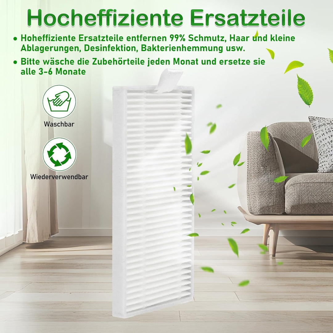 Ersatzteile für Eufy RoboVac 11S, 30, 30C, 15C, 15T, 12, 35C Robot-Staubsauger Zubehörset: 1 Hauptpi