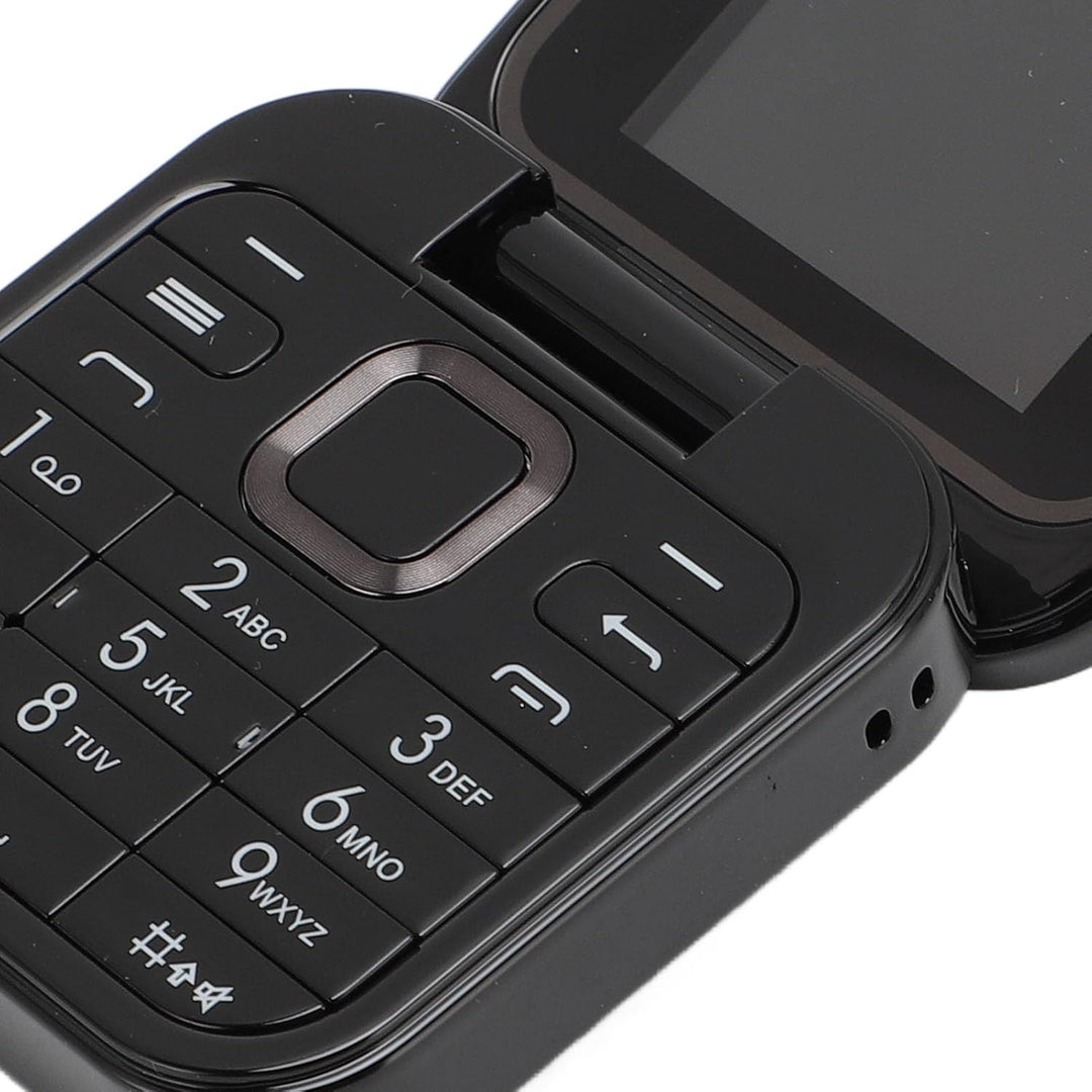 ASHATA Flip-Handy, 2G Faltbares Handy, Winziges Telefon, Unterstützt FM-Radio, Magic Voice, Blacklis