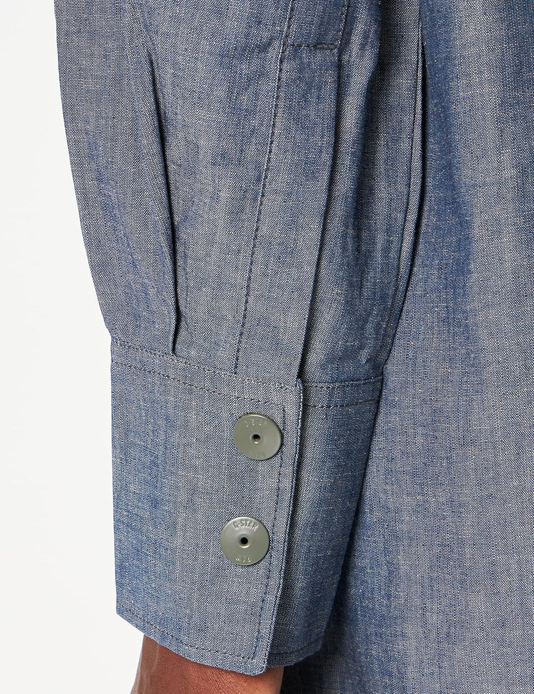 G-STAR Damen V-Neck Tunic Dress S Blau (Raw Denim D19054-d186-001), S Blau (Raw Denim D19054-d186-00