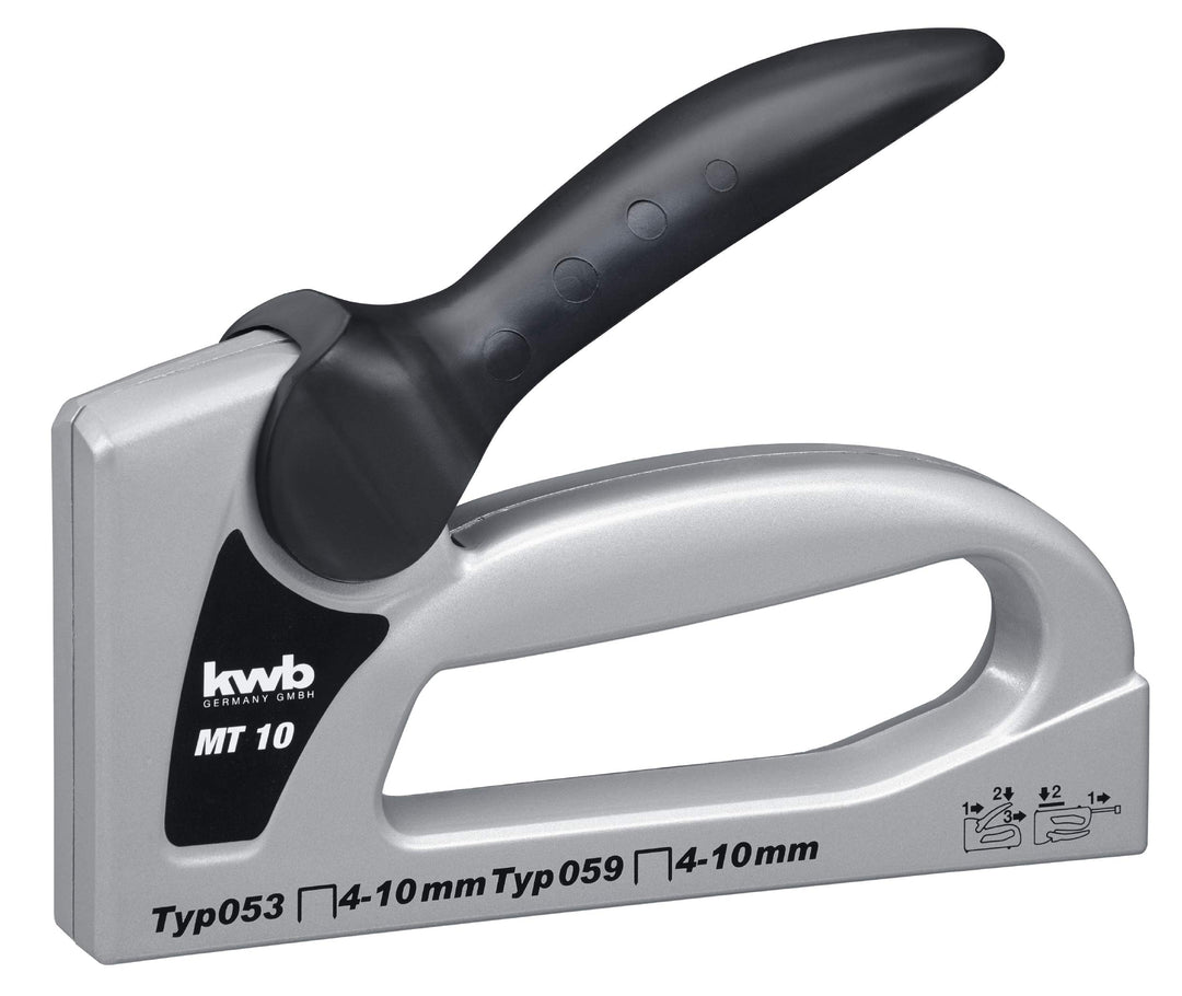 kwb 053-410 Profi Tack MT 10, Industrie-Handtacker Typ 053 Handtacker MT 10 für 6 - 10 mm Höhe, Typ