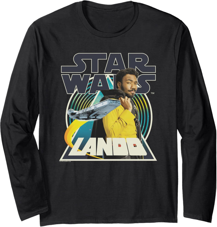 Star Wars Han Solo Movie Lando Geo Triangle Langarmshirt