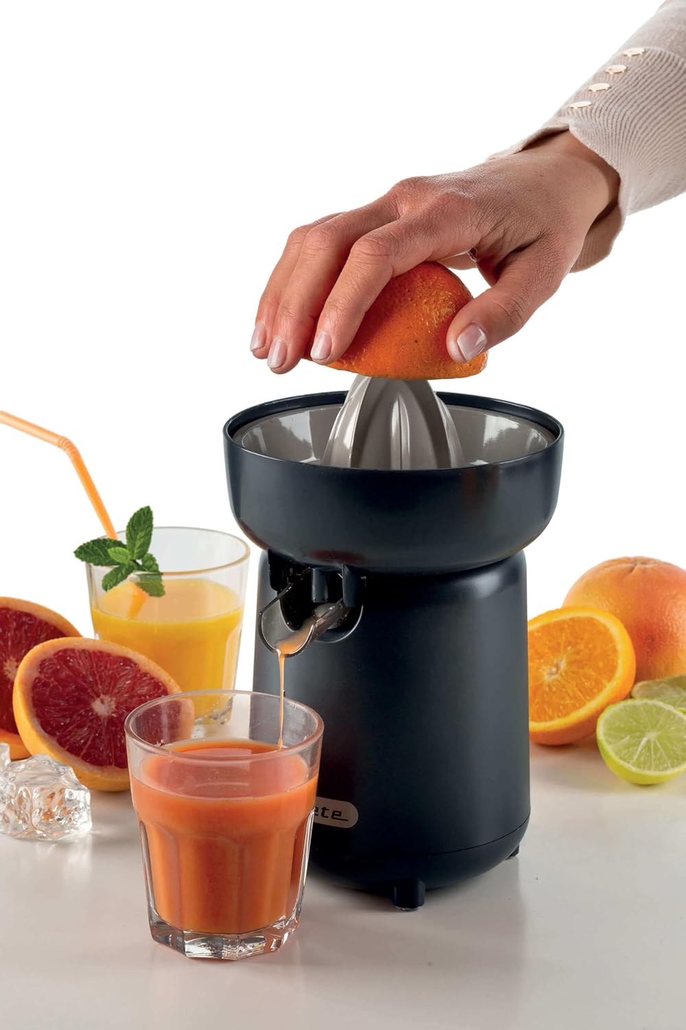 417 Ariete Breakfast elektrische Zitruspresse, 40 Watt, dunkelblau, Dunkelblau