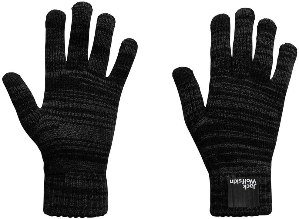 Jack Wolfskin SPIRIT KNIT GLOVE Y S-M Phantom, S-M Phantom