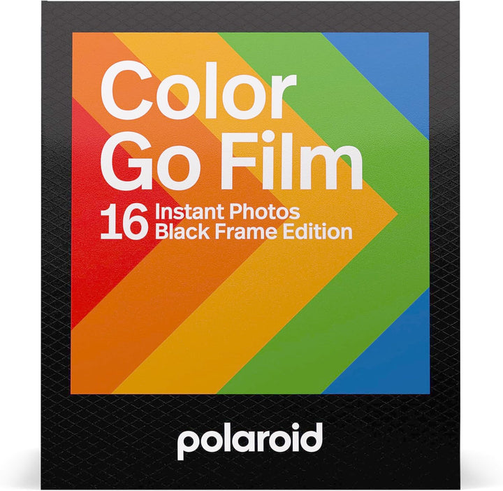 Polaroid Farbfilm für Go - Doppelpack - Schwarzer Rahmen, 16 Filme Farbe 16 Filme, Farbe 16 Filme