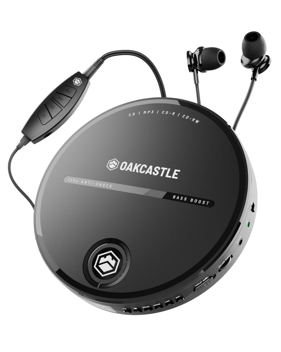 CD Player Tragbar | Discman CD Player mit Kopfhörern | 7 Stunden Akkulaufzeit Tragbarer CD Player |