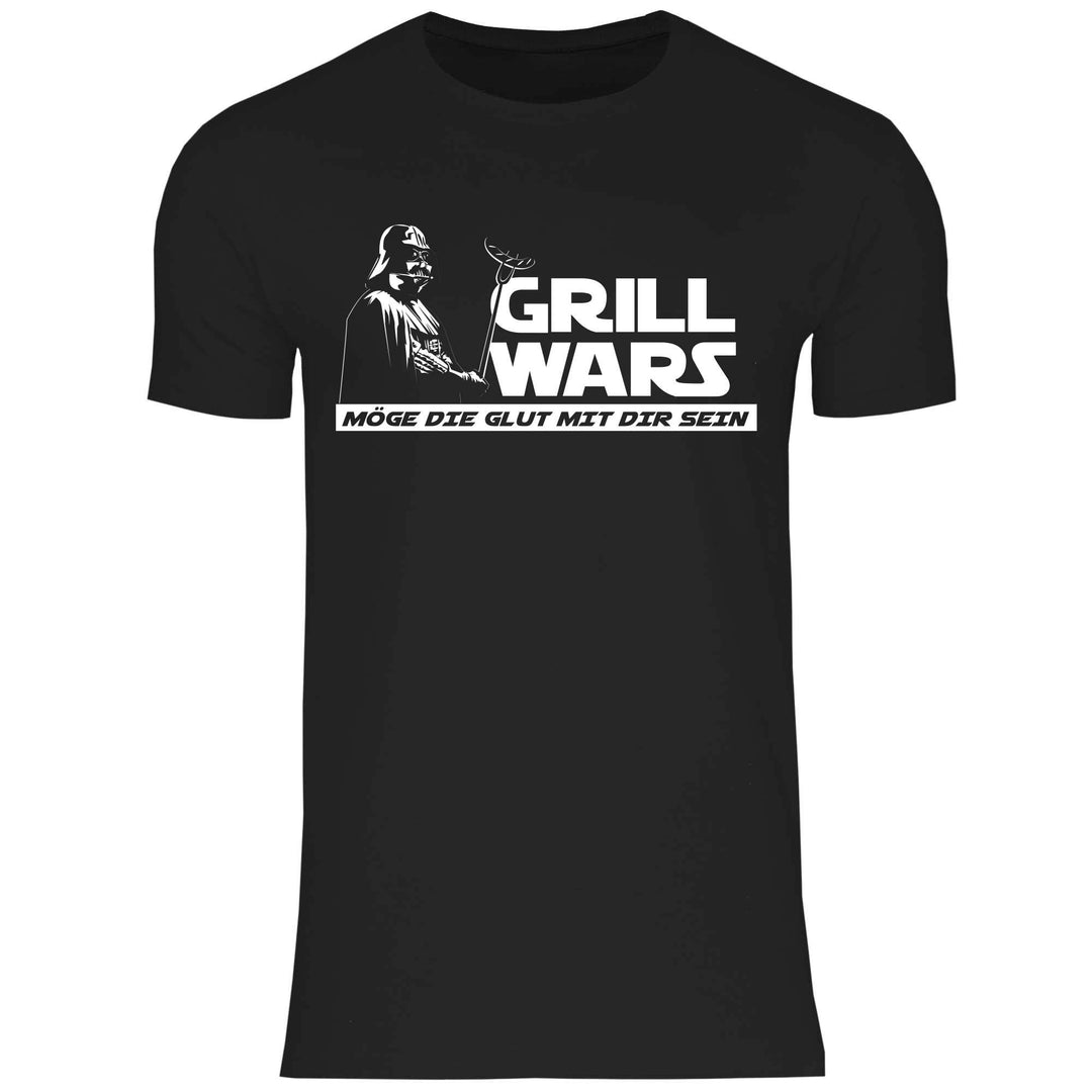 wowshirt Herren T-Shirt Grill-Schürze Grillen Griller BBQ Grillmeister Wurst Steak Barbecue 4XL D209