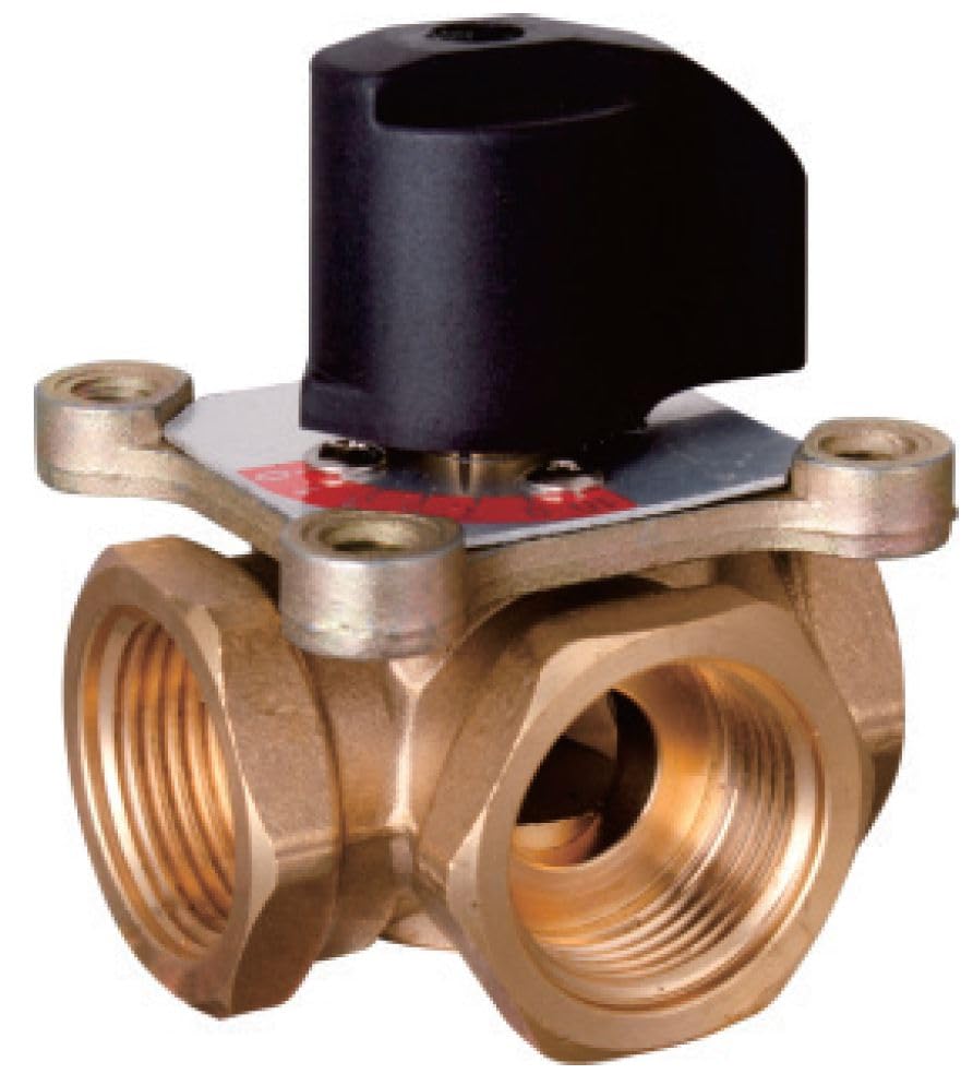 AQUA HEATING Vierweg-Mischventil 1 Zoll 4-Wege-Mischer Heizungsanlage 1 Zoll Vierweg-mischventil, 1