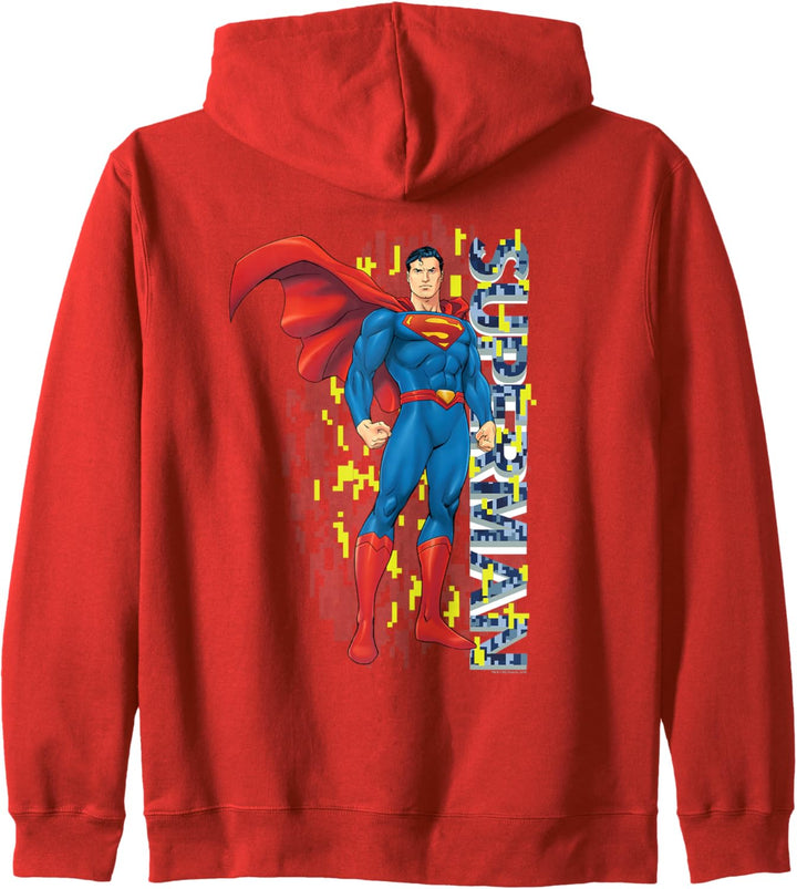 Superman Digital Background Kapuzenjacke