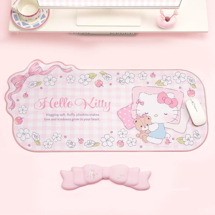 Anime-Mauspad-Handgelenkauflage-Set – rutschfeste Schreibtischunterlage und Memory Foam-Handgelenkau