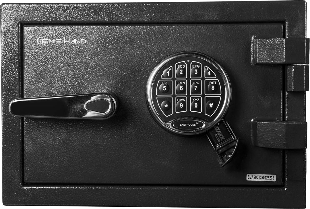 Elektronischer Safe zertifiziert g EN 14450:2017 S2 Standard ECB-Certification mit Doppelbartschloss