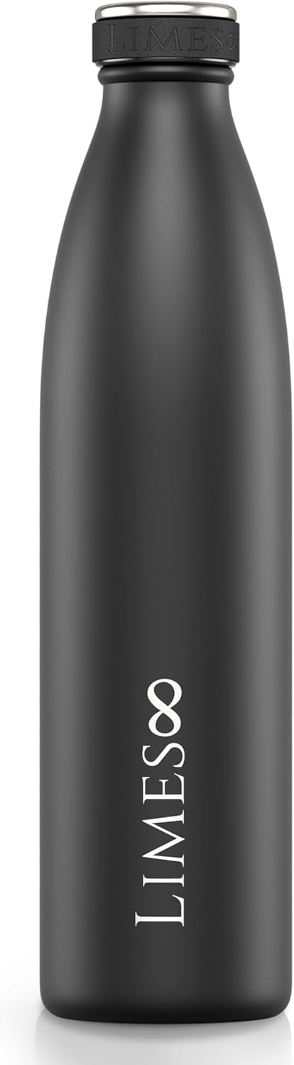 Thermosflasche Edelstahl 1L [HEIss & KALT] – 5-fach vakuumisolierte Trinkflasche – Auslaufsichere &