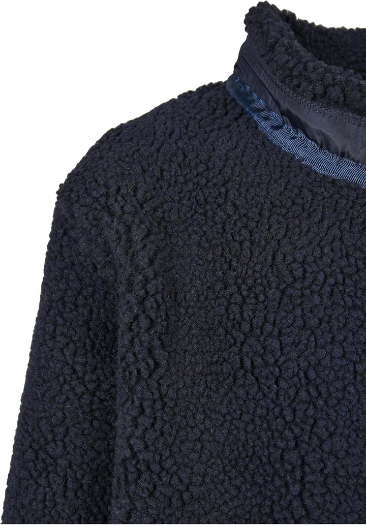 Urban Classics Herren Boys Sherpa Jacket 134-140 midnightnavy, 134-140 midnightnavy