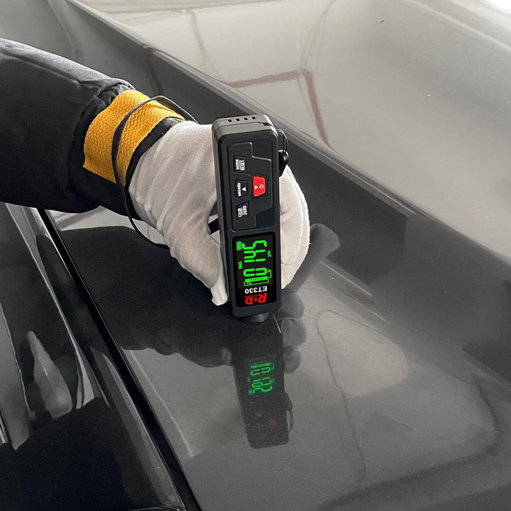 Schichtdickenmessgerät Lackdickenmessgerät für Auto Handheld Lackmesser ackmesser Farbtiefenmesser m