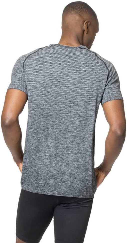 Odlo Herren Essential Seamless_313942 Shirt (1er Pack) XL Grey Melange, XL Grey Melange
