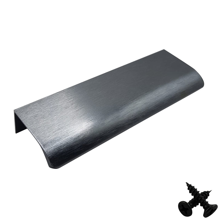 M4TEC Verdeckte Fingerzug-Griffe aus Metall Kantendesign Moderne Küchentürgriffe Schrankzuggriffe Sc