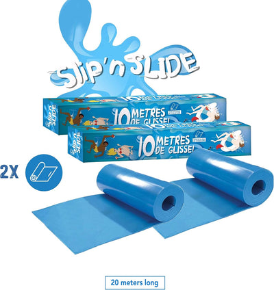 Offizielle XXXXXL Riesige Maxi Wasserrutschmatte | 20 Meter Wasserrutsche | Bauch Rutscher Premium Q