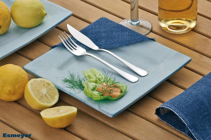 Esmeyer 156-253 Fisch-Besteck-Set Sylvia 12-teilig, Edelstahl, Silber, 18 x 24.7 x 2.6 cm