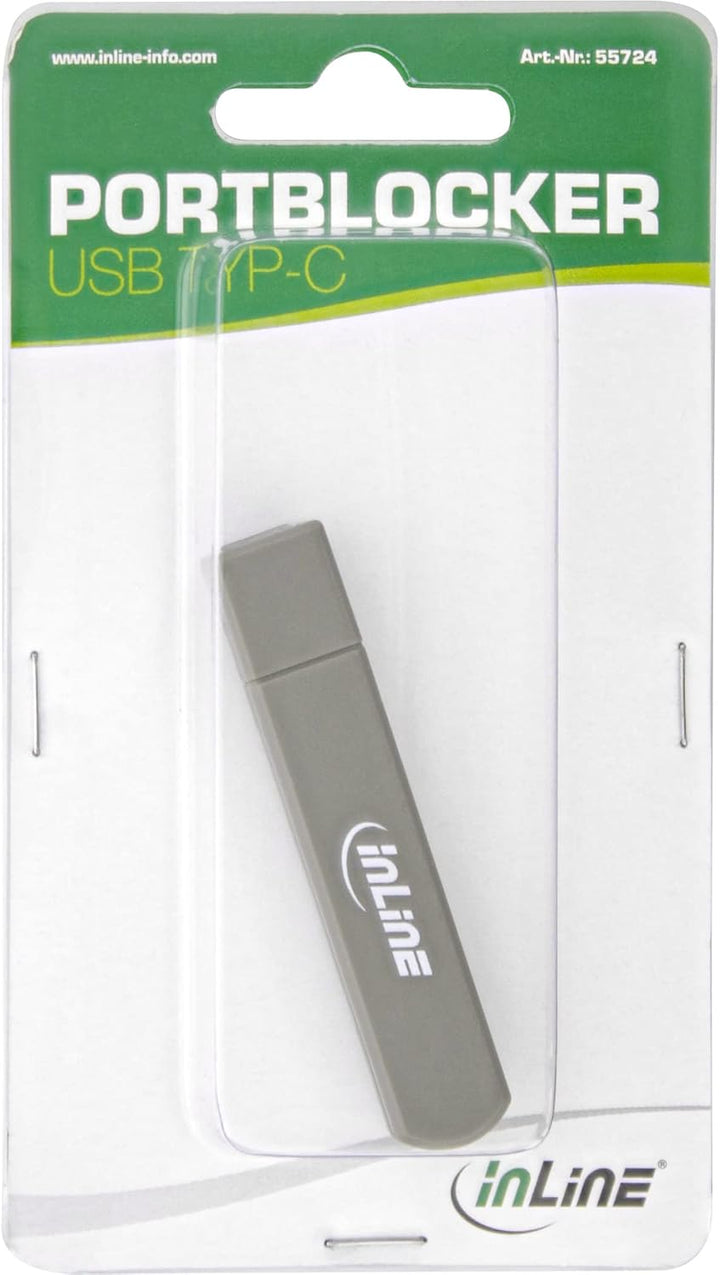 InLine® 55724 USB Typ-C Portblocker, blockt bis zu 6 Ports ,