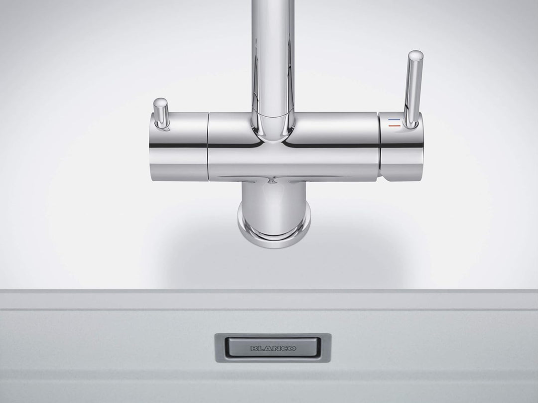 Blanco Fontas S II - Küchenarmatur mit ausziehbarer Brause und Filterfunktion, Anthrazit 525200