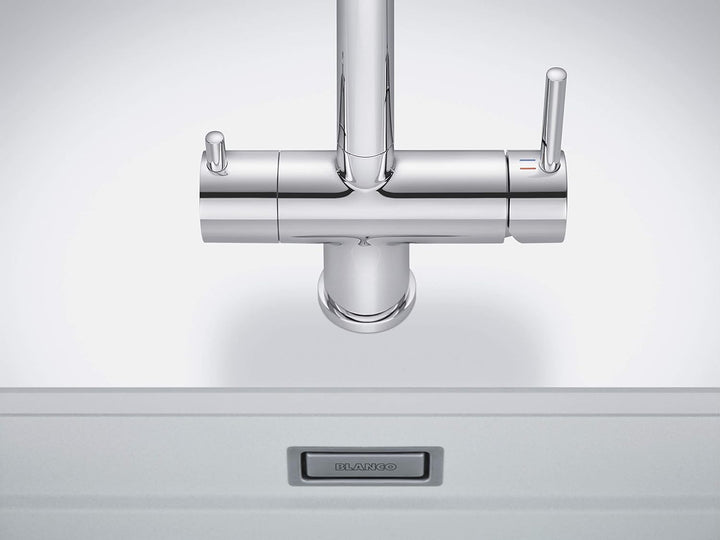 Blanco Fontas S II - Küchenarmatur mit ausziehbarer Brause und Filterfunktion, Anthrazit 525200