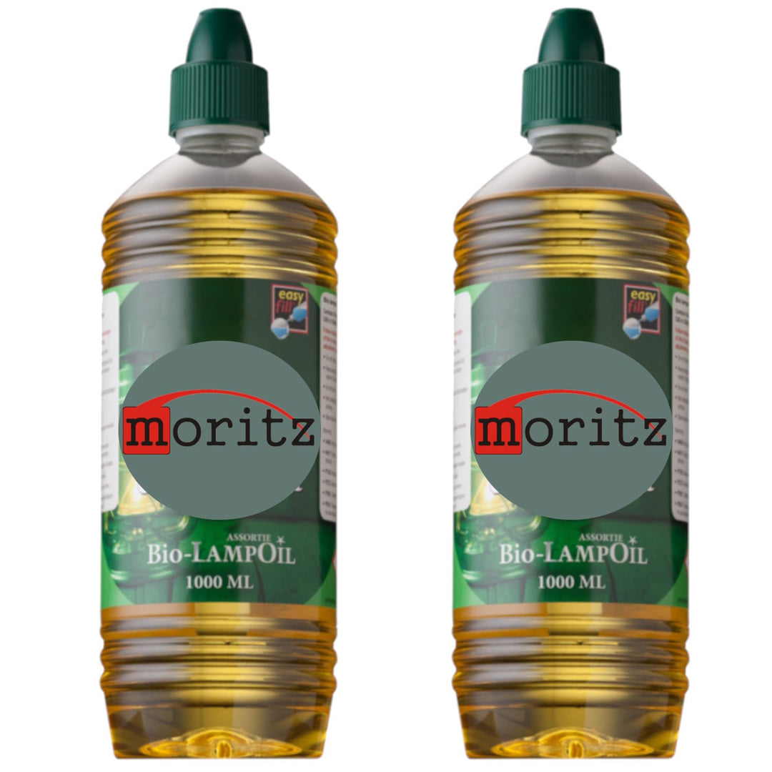 Moritz 2 Liter Bio Lampenöl gelb farbig für Öllampen Bambusfackeln Gartenfackel und Wandfackeln 2 Li