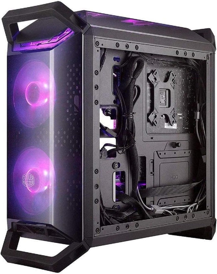 Cooler Master MasterBox Q300P - RGB mATX Mini Tower-Gehäuse für tragbare Spiele mit vollem Seitenber