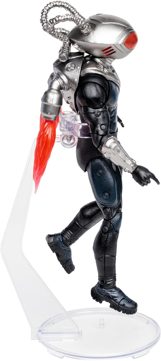 Lansay McFarlane Toys – DC – Aquaman 2 – Black Manta – 18 cm – Sammelfigur und Zubehör – Filmfiguren