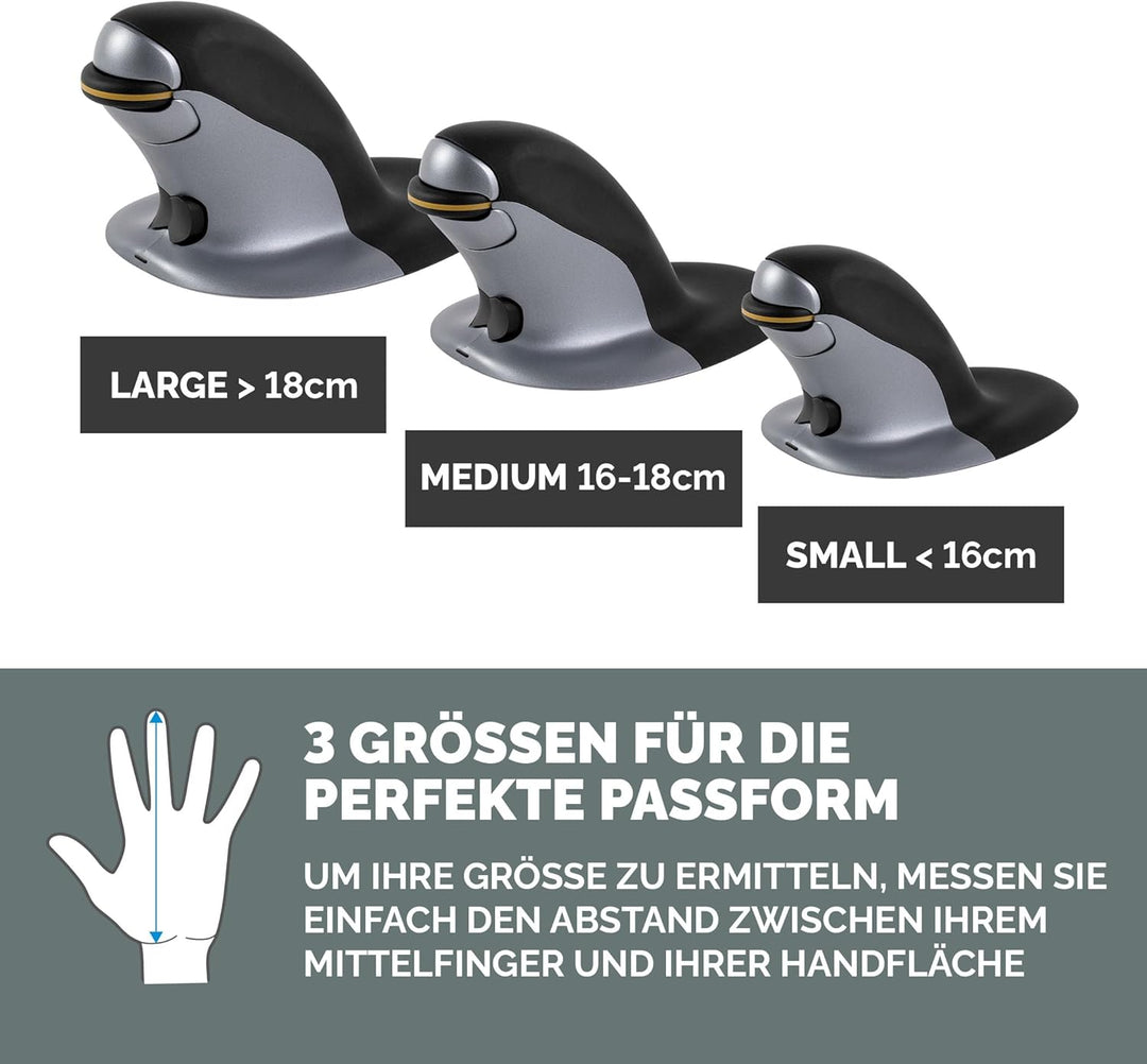 Posturite Penguin Maus V51WL Grösse L 9894501 vertikal kabellos