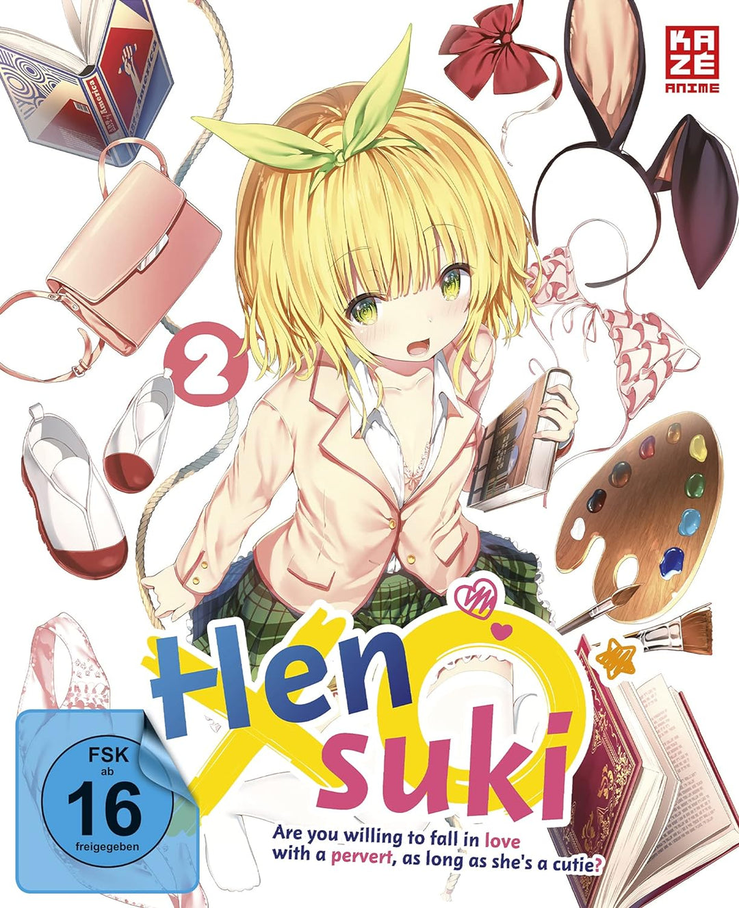 HENSUKI: Are You Willing to Fall in Love With a Pervert, As Long As She’s a Cutie? - Vol.2 - [DVD],