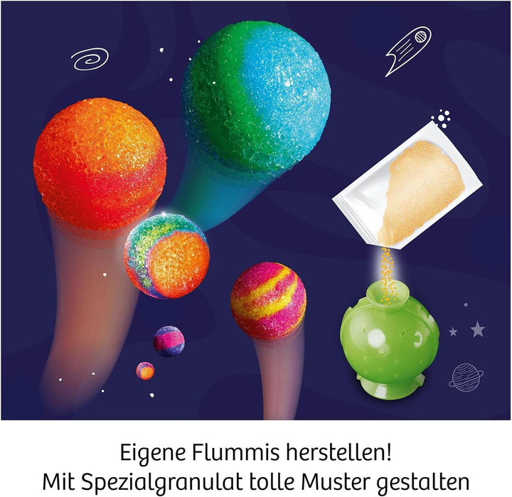 KOSMOS 617172 Flummi-Planeten, Bunte Flummis selbst herstellen, Coole Farbmuster selber Mixen, Exper