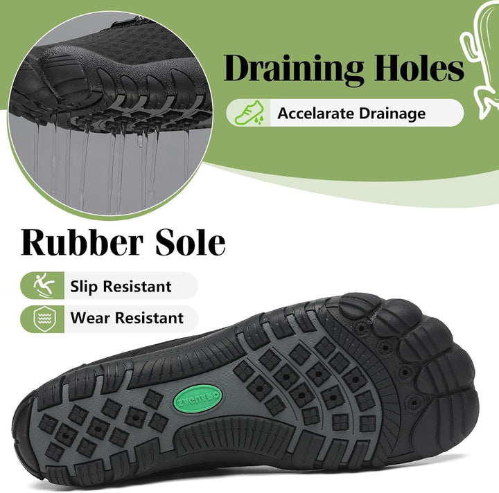 SAGUARO Badeschuhe Damen Aquaschuhe Herren Slip On Atmungsaktiv Schnelltrocknend Wasserschuhe Outdoo