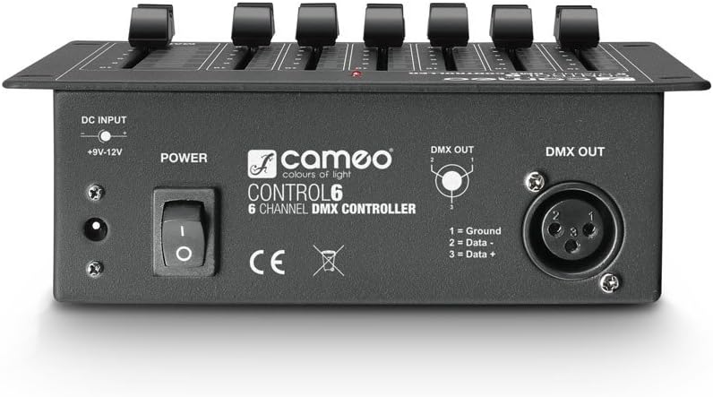 Cameo Control 6 DMX-Controller mit 6 Kanälen schwarz