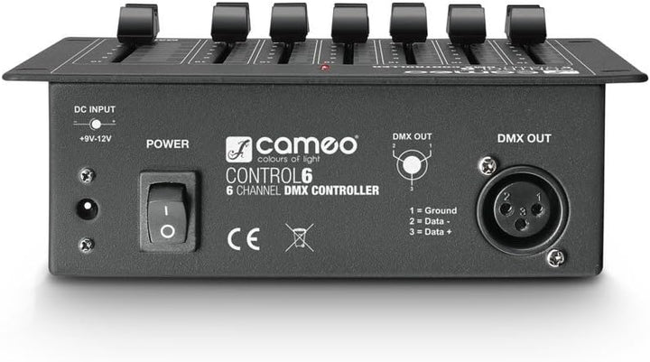 Cameo Control 6 DMX-Controller mit 6 Kanälen schwarz