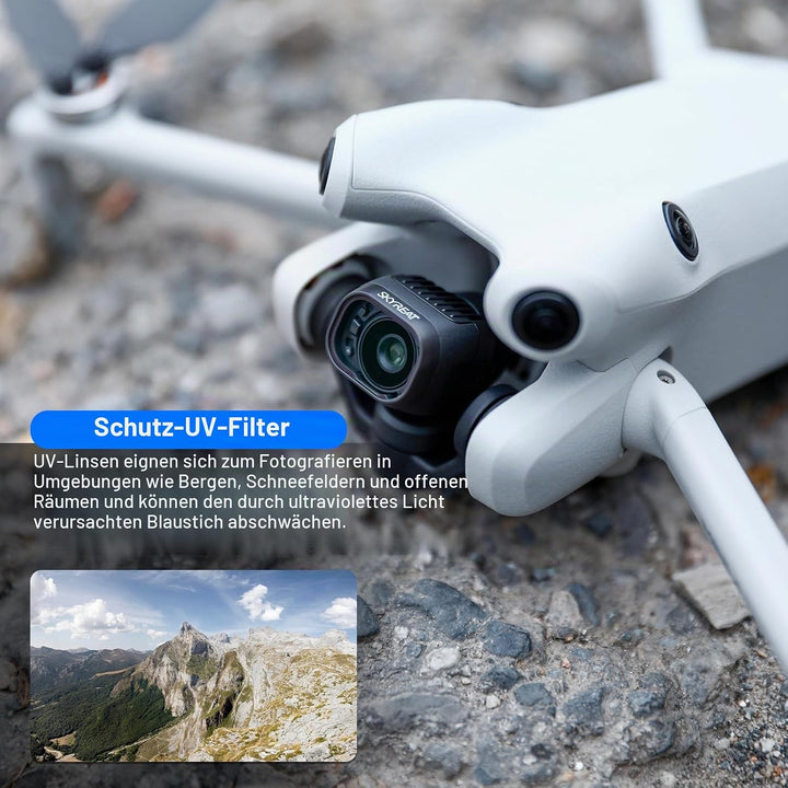 SKYREAT Skyreat Mini 4 Pro ND Filter,Polarisationsfilter Kamera Objektiv 6Pack Filter Set Kompatibel