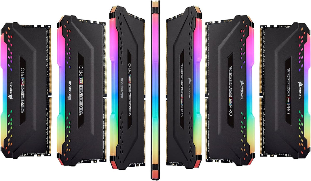 Corsair Vengeance RGB PRO 8GB (1x8GB) DDR4 3200 (PC4-25600) C16 Arbeitsspeicher, AMD Ryzen optimiert