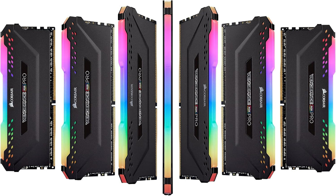 Corsair Vengeance RGB PRO 16GB (1x16GB) DDR4 3600 (PC4-28800) C18 Arbeitsspeicher, AMD Ryzen optimie