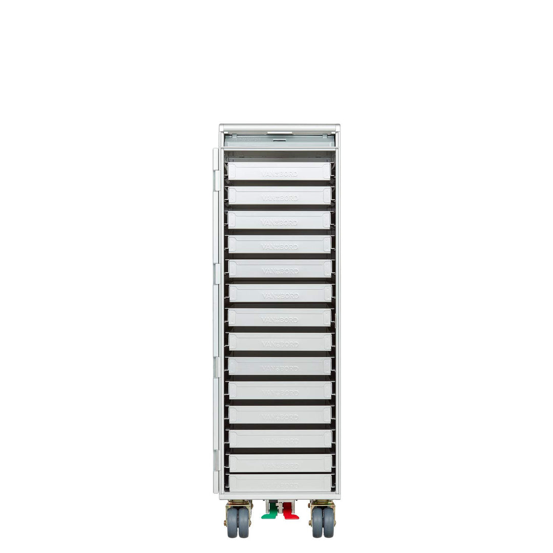 Ausstattungspaket für Flugzeugtrolleys und Airline Trolleys, 14 Einschübe, KSSU-Norm Aluminium KSSU,