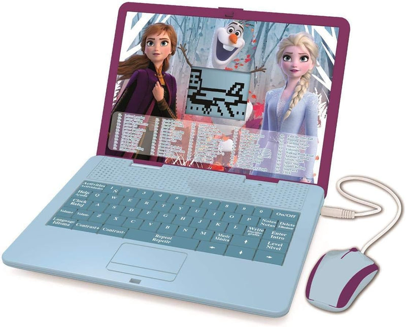 Lexibook JC598FZi3 Disney Frozen 2-Zweisprachiger Laptop & MIC240FZ Disney Frozen 2 Die Eiskönigin E